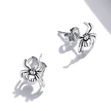 Eight-legged Spider Ear Studs Women Earrings 925 Sterling Silver