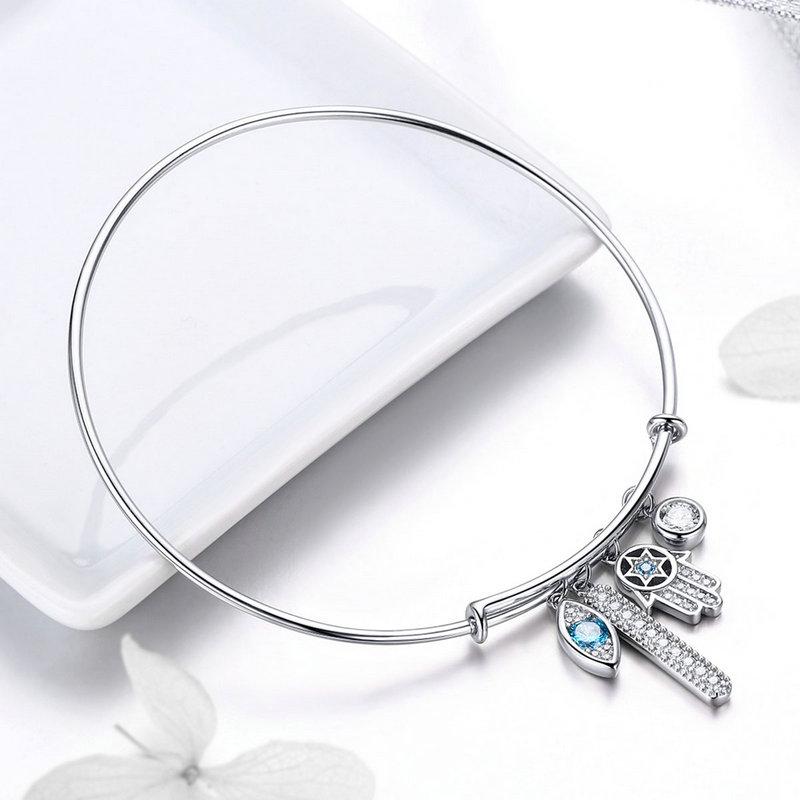 Guardian Braceket Elegant 925 Sterling Silver Bracelet - Aisllin Jewelry