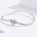 Heart Of Infinity Luxury 925 Sterling Silver Bracelet - Aisllin Jewelry