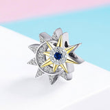 Sun and Moon 925 Sterling Silver Charm - Aisllin Jewelry