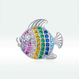 Colorful Fish 925 Sterling Silver Charm - Aisllin Jewelry