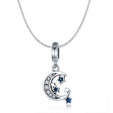 Starry Sky 925 Sterling Silver Charm - Aisllin Jewelry