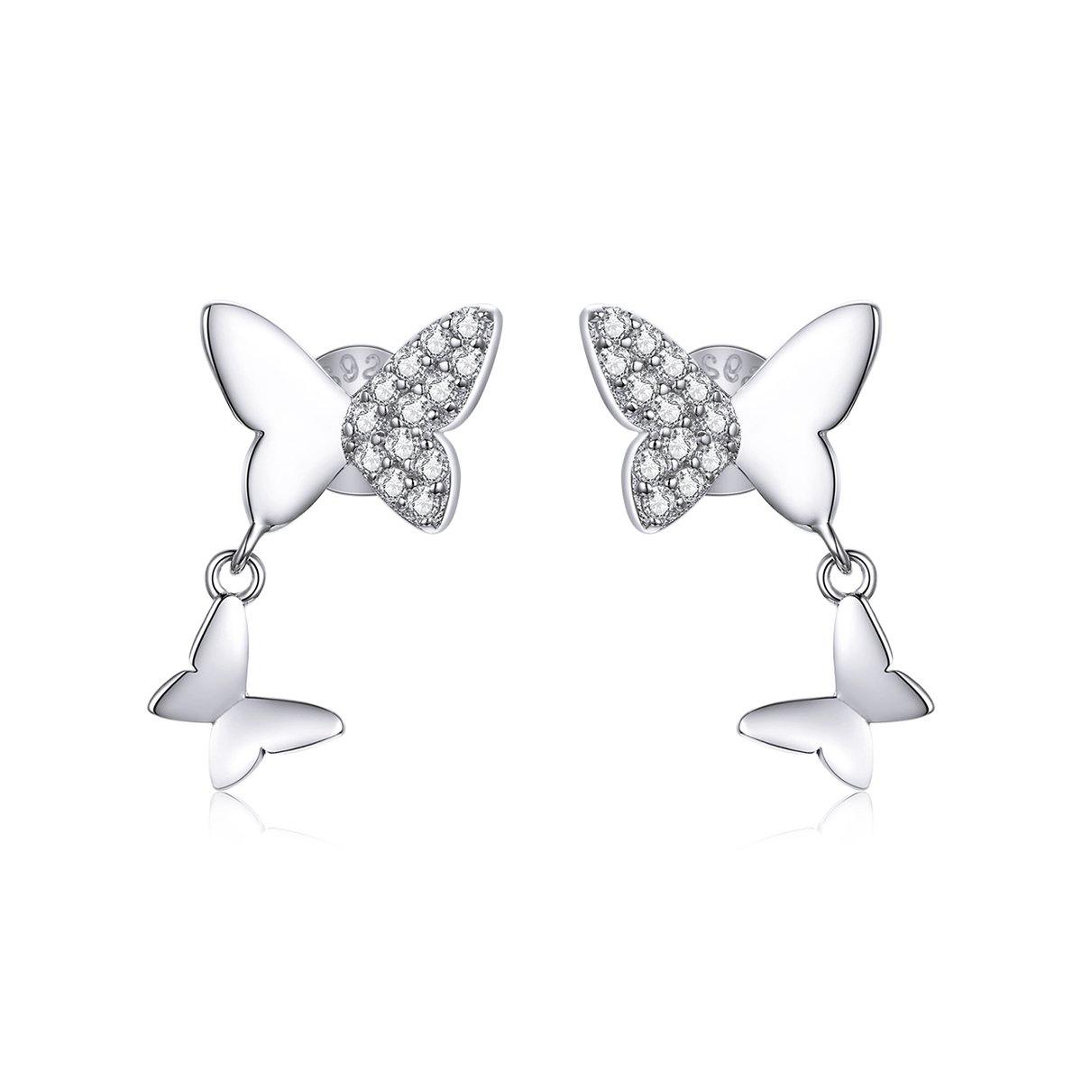 Butterfly Back Sterling Silver Set of 2 Earrings Backs — CHARLOTTE CAUWE  STUDIO