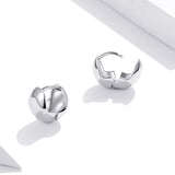 Mirror Slap Buckle 925 Sterling Silver Earrings - Aisllin Jewelry