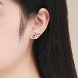 Retro European Pattern 925 Sterling Silver Earrings - Aisllin Jewelry