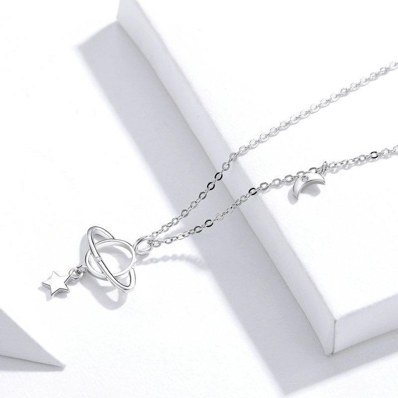 Dancing Star 925 Sterling Silver Necklace - Aisllin Jewelry