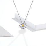 Daisy 925 Sterling Silver Necklace - Aisllin Jewelry