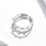 Bean Bead 925 Sterling Silver Ring - Aisllin Jewelry