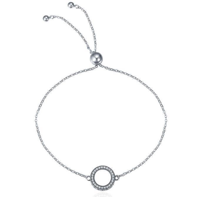 Circle Treasure 925 Sterling Silver Bracelet - Aisllin Jewelry