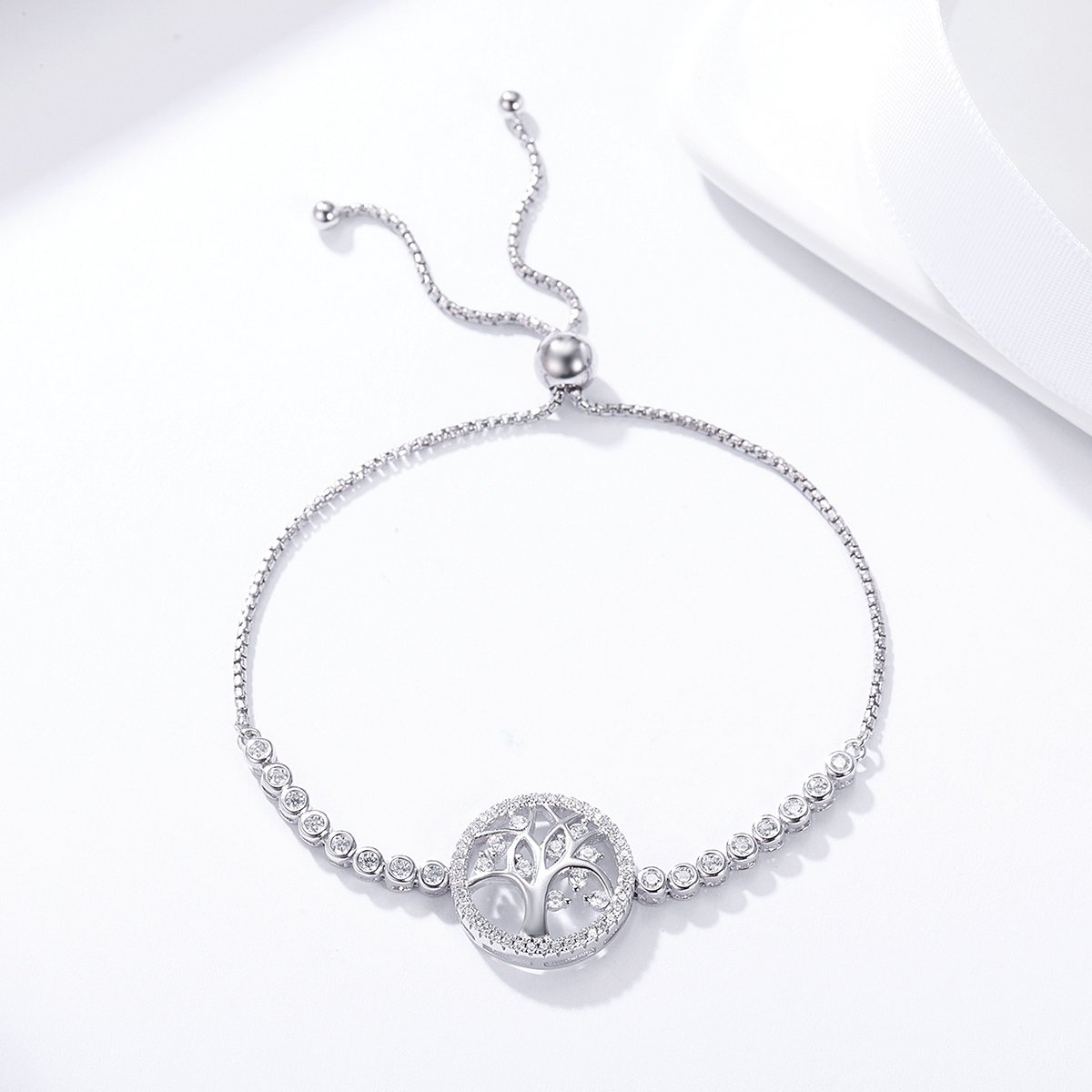 Tree Of Life Elegant 925 Sterling Silver Bracelet - Aisllin Jewelry