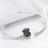 Adorable Cat 925 Sterling Silver Bracelet - Aisllin Jewelry