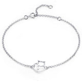 Lovely Cat 925 Sterling Silver Bracelet - Aisllin Jewelry