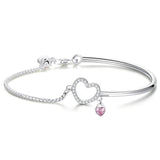 The Heart of Woman 925 Sterling Silver Bracelet - Aisllin Jewelry