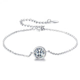 Simple 925 Sterling Silver Bracelet - Aisllin Jewelry