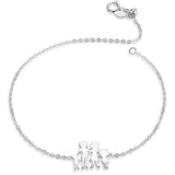 Family 925 Sterling Silver Bracelet - Aisllin Jewelry