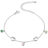 Heart Balls 925 Sterling Silver Bracelet - Aisllin Jewelry