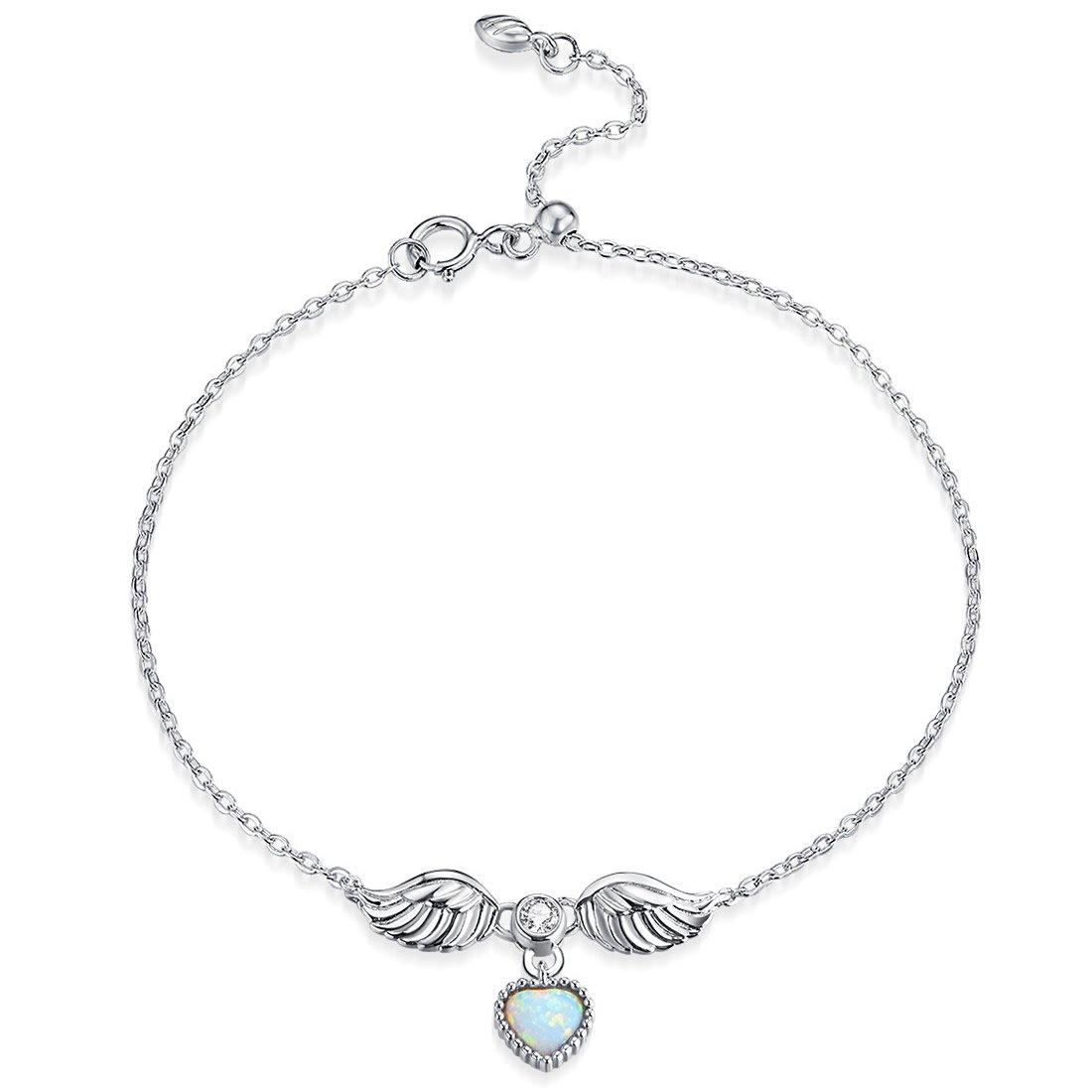 Love Wings 925 Sterling Silver Bracelet - Aisllin Jewelry