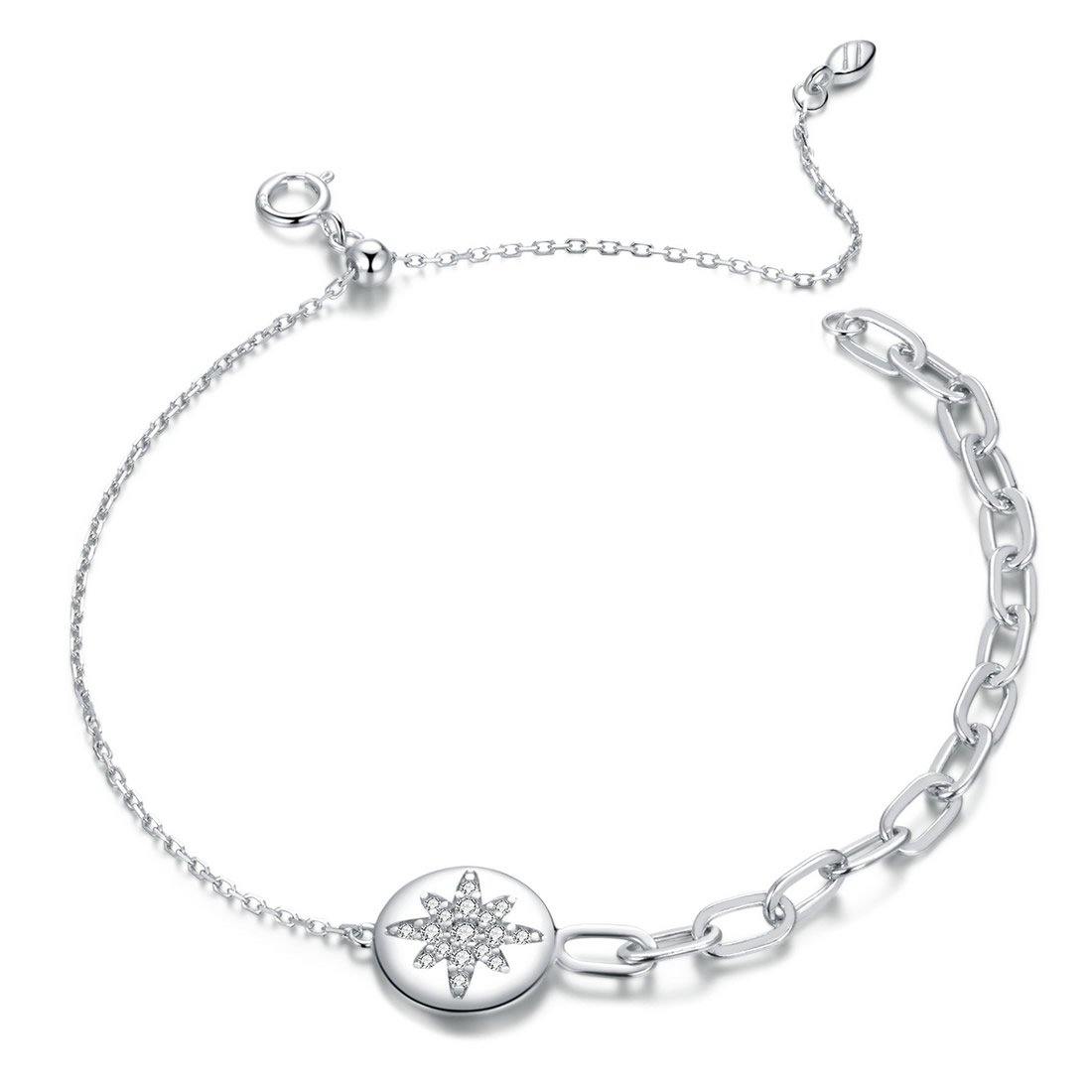 Shining Stars 925 Sterling Silver Bracelet - Aisllin Jewelry