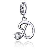 Proprietary Letter D 925 Sterling Silver Charm - Aisllin Jewelry