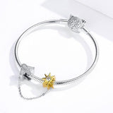Flying In The Starry Nights 925 Sterling Silver Charm - Aisllin Jewelry