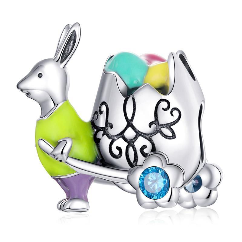 Mr. Rabbit 925 Sterling Silver Charm - Aisllin Jewelry