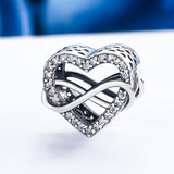 Endless Love 925 Sterling Silver Charm - Aisllin Jewelry