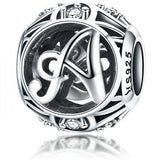 Letter A Elegant 925 Sterling Silver Charm - Aisllin Jewelry