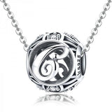 Letter C Elegant 925 Sterling Silver Charm - Aisllin Jewelry
