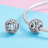 Letter D Elegant 925 Sterling Silver Charm - Aisllin Jewelry