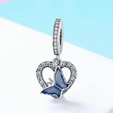 Butterfly Dream Elegant 925 Sterling Silver Charm - Aisllin Jewelry