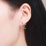 Elegant Morning Star 925 Sterling Silver Earrings - Aisllin Jewelry
