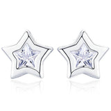 Shining Stars 925 Sterling Silver Earrings