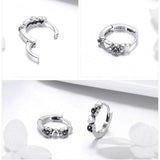 Hearts Dating Fine 925 Sterling Silver Earrings - Aisllin Jewelry