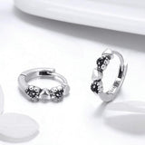 Hearts Dating Fine 925 Sterling Silver Earrings - Aisllin Jewelry