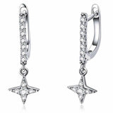 Twinkling Night 925 Sterling Silver Earrings - Aisllin Jewelry