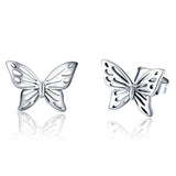 Butterfly Dream 925 Sterling Silver Earrings - Aisllin Jewelry