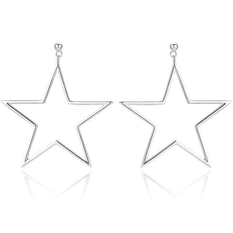 Modern Starlight 925 Sterling Silver Earrings - Aisllin Jewelry