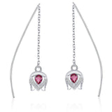 Tulip Story 925 Sterling Silver Earrings - Aisllin Jewelry