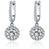 The Flower of Light 925 Sterling Silver Earrings - Aisllin Jewelry