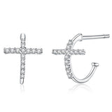 The Cross 925 Sterling Silver Earrings