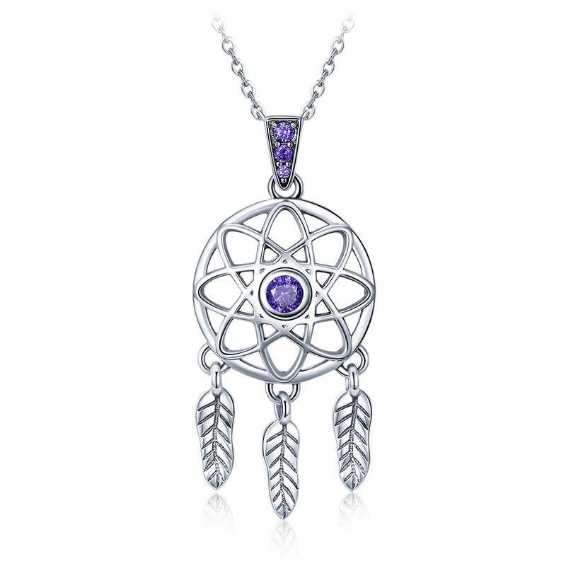 The Dreamcatcher 925 Sterling Silver Necklace - Aisllin Jewelry