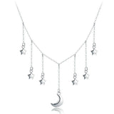 Starry Sky 925 Sterling Silver Necklace - Aisllin Jewelry