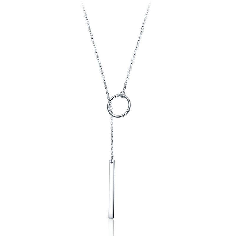 Simply Elegant 925 Sterling Silver Necklace - Aisllin Jewelry