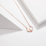 Elegant Heart Shell 925 Sterling Silver Necklace - Aisllin Jewelry