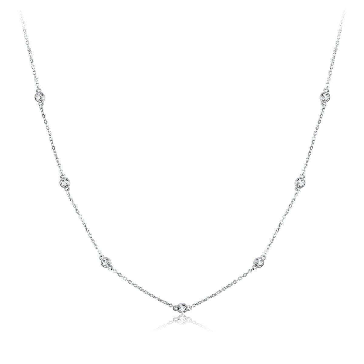 Romantic Shine 925 Sterling Silver Necklace - Aisllin Jewelry