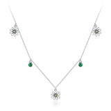 Little Daisy 925 Sterling Silver Necklace - Aisllin Jewelry