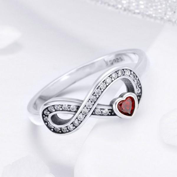 Elegant Infinite Love 925 Sterling Silver Ring - Aisllin Jewelry
