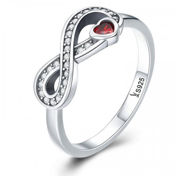 Elegant Infinite Love 925 Sterling Silver Ring - Aisllin Jewelry